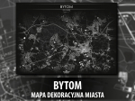 Bytom | Mapa dekoracyjna | BLACK