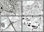 Bydgoszcz | Mapa dekoracyjna | WHITE