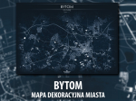 Bytom | Mapa dekoracyjna | BLUE