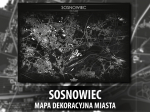 Sosnowiec | Mapa dekoracyjna | BLACK