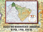 Ks. Warmińskie (Warmia) w I poł. XVI w. | Mapa historyczna