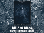 Bielsko-Biała | Mapa dekoracyjna | BLUE