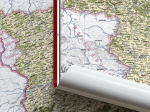 2-PACK MAP | Województwo sandomierskie i krakowskie w poł.  XVI w. | 60 × 42 cm