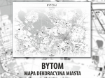 Bytom | Mapa dekoracyjna | WHITE