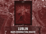 Lublin | Mapa dekoracyjna | RED