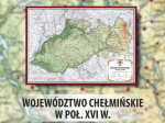 Województwo chełmińskie w połowie XVI w. | Mapa historyczna