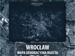 Wrocław | Mapa dekoracyjna | BLUE