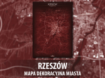 Rzeszów | Mapa dekoracyjna | RED