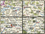 Województwo krakowskie w poł. XVI w. | Mapa historyczna