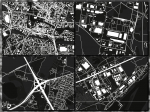 Bydgoszcz | Mapa dekoracyjna | BLACK