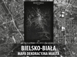 Bielsko-Biała | Mapa dekoracyjna | BLACK