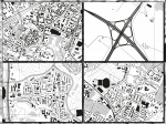 Olsztyn | Mapa dekoracyjna | WHITE
