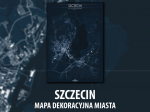 Szczecin | Mapa dekoracyjna | BLUE
