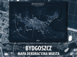 Bydgoszcz | Mapa dekoracyjna | BLUE