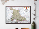2-PACK MAP | Województwo sandomierskie i krakowskie w poł.  XVI w. | 60 × 42 cm