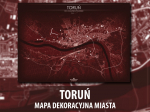 Toruń | Mapa dekoracyjna | RED