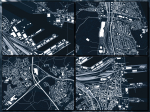 Gdynia | Mapa dekoracyjna | BLUE