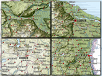Województwo pomorskie w poł. XVI w. | Mapa historyczna