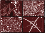 Olsztyn | Mapa dekoracyjna | RED