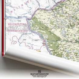 Ziemia dobrzyńska w poł. XVI w. | Mapa historyczna